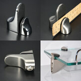 Suporte de prateleira ajustável em metal para prateleiras de vidro ou madeira